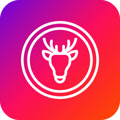 Wild animal Vector Icon Design Illustration