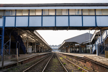 Truro train station cornwall england uk 