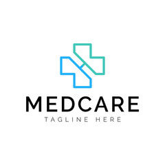 Letter H Health Medical Logo template vector illustration design.