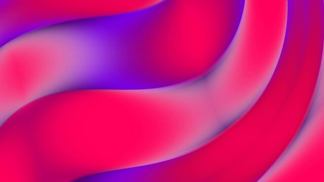 Fondo en video Motion Graphics de olas suaves con gradiente colores purpura y sand&iacute;a