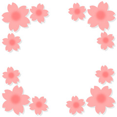 Obraz premium 桜のフレーム