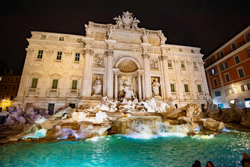 panorama eternal city of Rome in Italy