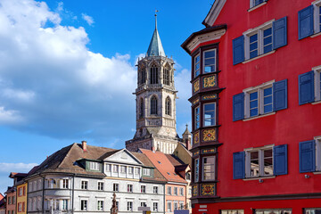 Cityscape of the idyllic down town Rottweil, Black Forest, Germany
