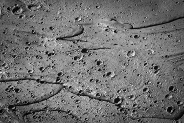 moon relief at muddy volcanoes