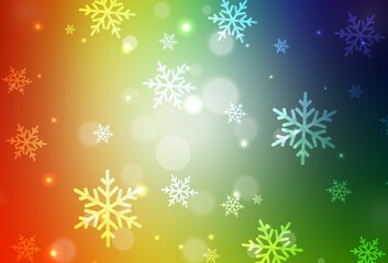 Dark Multicolor vector layout in New Year style.