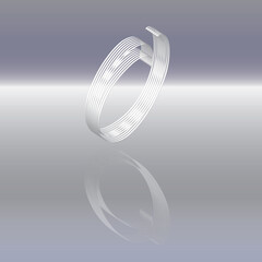 Lichtrand Buchstabe O 1 © Xaver Klaussner