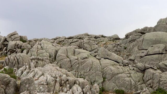 granite formation in the Mount Limbara, massif in northeastern Sardinia, on the border between Gallura and Logudoro. Tempio Pausania, Sassari, Italy, Europe