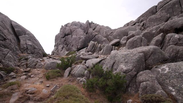 granite formation in the Mount Limbara, massif in northeastern Sardinia, on the border between Gallura and Logudoro. Tempio Pausania, Sassari, Italy, Europe