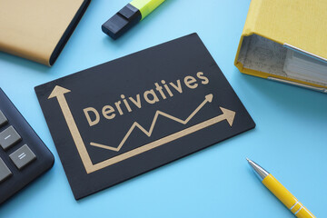 Derivatives are shown on the photo using the text