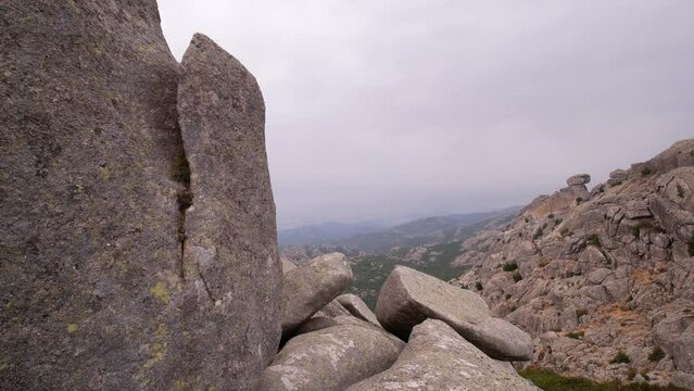 granite formation in the Mount Limbara, massif in northeastern Sardinia, on the border between Gallura and Logudoro. Tempio Pausania, Sassari, Italy, Europe