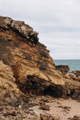 view over Atlantic ocean coast, Cabo da Roca, Portugal