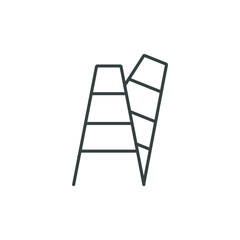 Step Ladder icons  symbol vector elements for infographic web