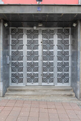 Aluminium Metal Door Entrance