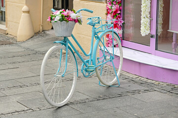 Fototapeta na wymiar Girly Bicycle Street