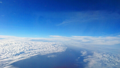 Cloud river in the sky