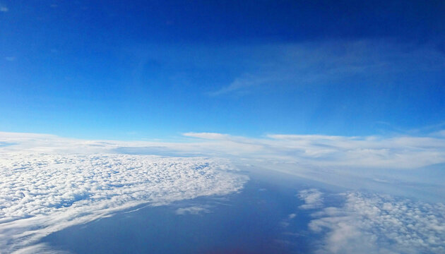 Cloud river in the sky