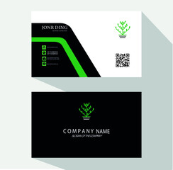 BUSINESS CARD TEMPLATE WITH BLACK WHITE AND RED COLOR