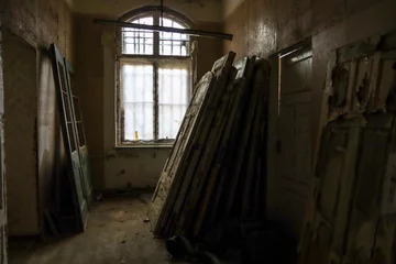 Fotobehang Oud Ziekenhuis Beelitz Impressies van Beelitz Heilstätten in Beelitz Duitsland
