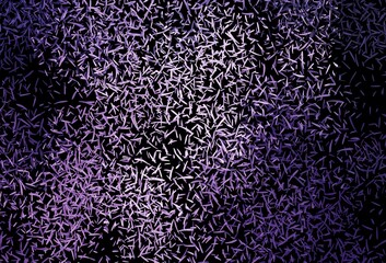Dark Purple vector background with straight lines.