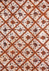 batik fabric from surakarta, indonesia