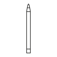 Isolated eye pencil draw makeup beauty cosmetic vector illustration