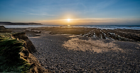 Sunset Panorama in Cornwall