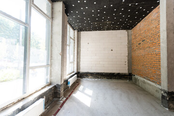 Interior of modern house with empty space