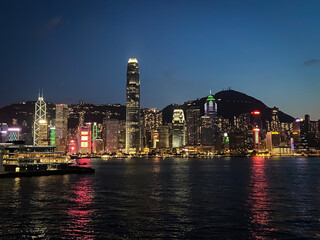 night view of the city