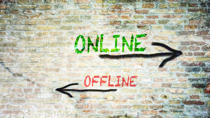 Street Sign to Online versus Offline