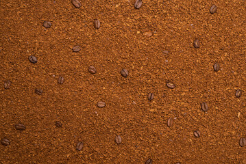 Instant coffee isolated on a background.