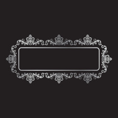 Vintage Damask, Royal Baroque Frame