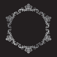Vintage Damask, Royal Baroque Frame