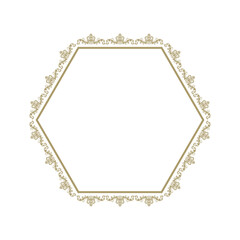 Vintage Damask, Royal Baroque Frame