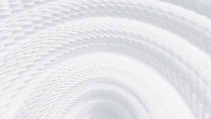 Fototapeta na wymiar Abstract white background geometric pattern 3d render