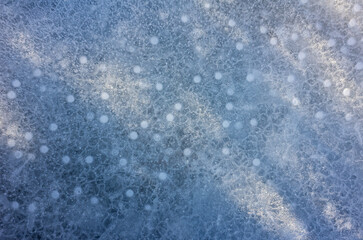 Polygonal Frozen Pattern with Bubbles, Texture

