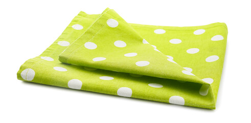 Clean napkin isolated on white