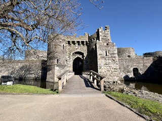 old castle in Beaumaris, Wales