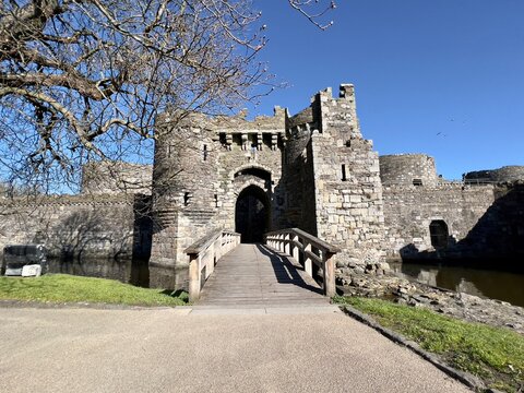 old castle in Beaumaris, Wales