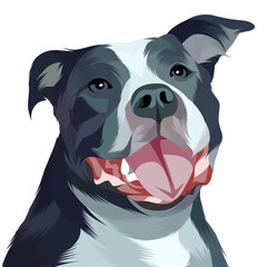 Animal vector colorful white background