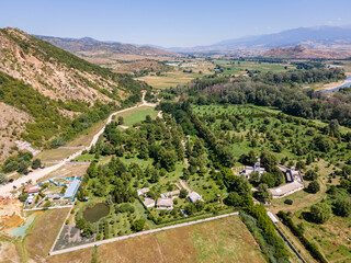 Obraz premium Aerial view of Kozhuh Mountain, Bulgaria