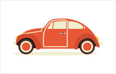 Fototapeta premium Retro car. Vector