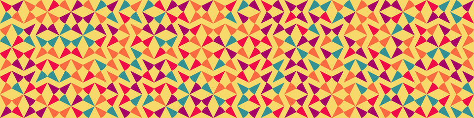 Abstract Geometric Pattern generative computational art illustration