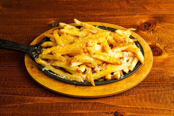 Garlic Parmesan cheese fries