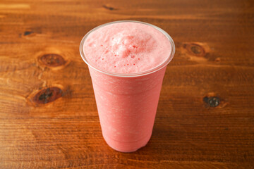 strawberry smoothie with banana