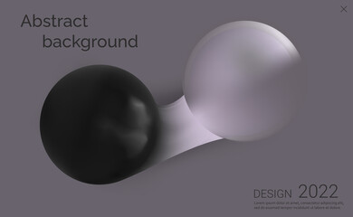 Сhemistry and physics. Realistic vector illustration. High-tech device. Abstraction. New materials, web element. 