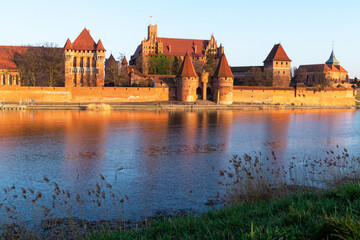 Fototapeta premium Malbork Castle, capital of the Teutonic Order in Poland