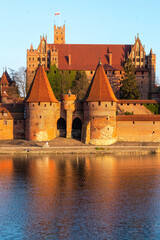 Fototapeta premium Malbork Castle, capital of the Teutonic Order in Poland