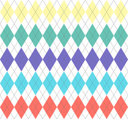Easter Argyle plaid. Pattern Scottish cage
