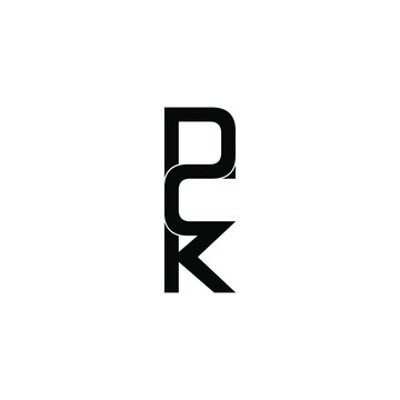 dck letter original monogram logo design
