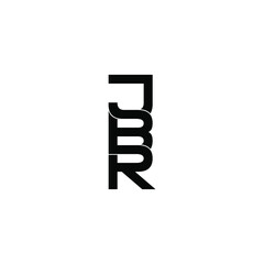 jbr letter original monogram logo design